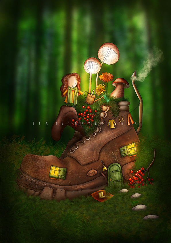Ila Illustrations 028 - Shoe house