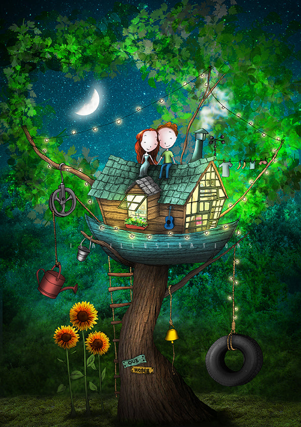 Ila Illustrations 044 - Our home