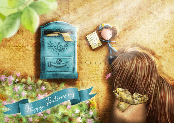 Ila Illustrations 066 - Happy postcrossing
