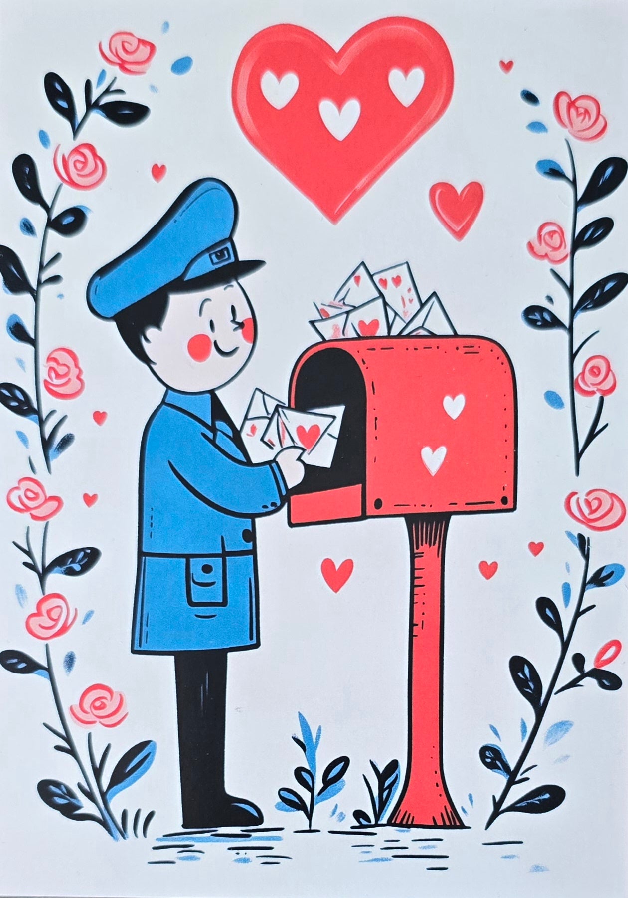 Vintage Valentines Card 1