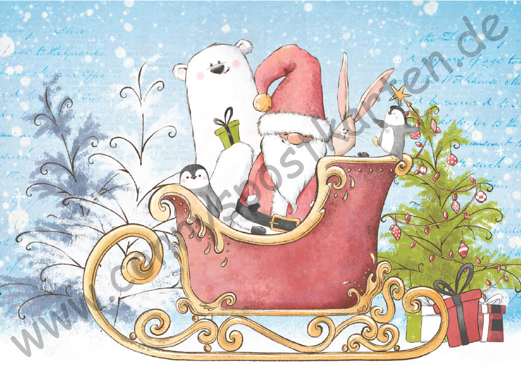 Weihnachten - Schlittenfahrt