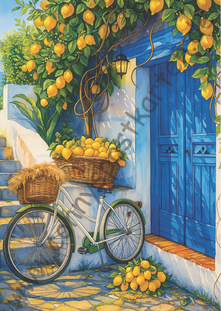 Sommer - LemonCoast - Fahrrad mit Zitronen