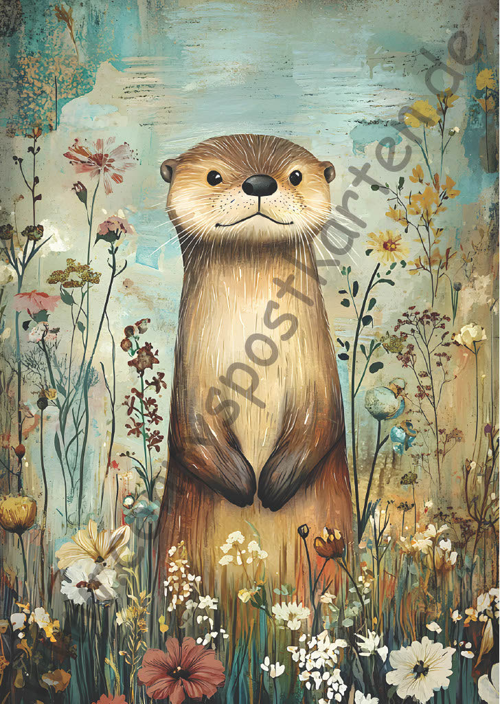 Tiere - Portrait - Otter