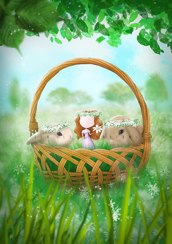 Ila Illustrations 183 - Easter bunnies