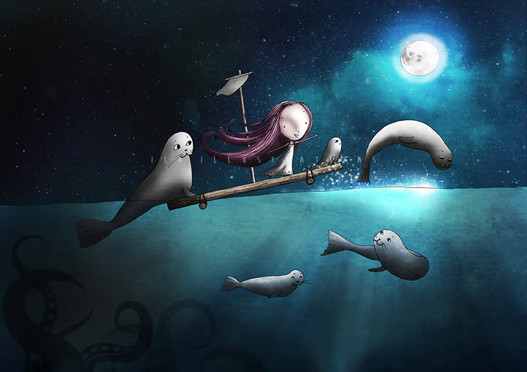 Ila Illustrations 227 - Sparkling driftwood