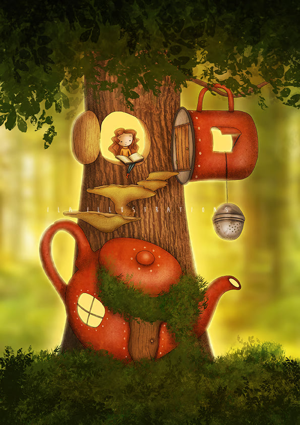 Ila Illustrations 247 - Quiet reading