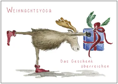 Gisela Herberger - Weihnachtsyoga - das Geschenk überreichen