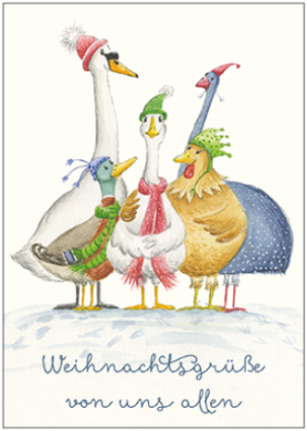 Weihnachtsgrüße von uns allen