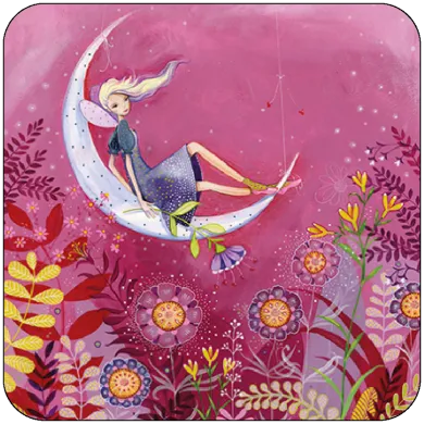 Kristiana Heinemann - Frau sitzt in Mondschaukel