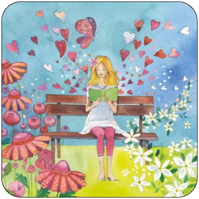 Kristiana Heinemann - Lesende Frau auf Bank