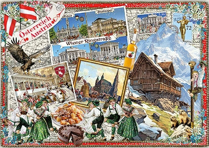 Barbara Behr - Österreich (Länderpostkarte) WL006