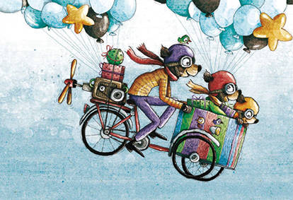 Tushita - Frank Daenen - Fliegendes Fahrrad