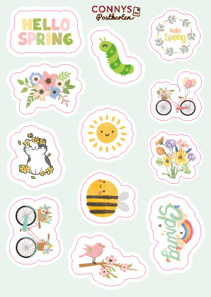 Sticker - Frühling