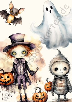 Halloween - Charaktere - Geist/Fledermaus