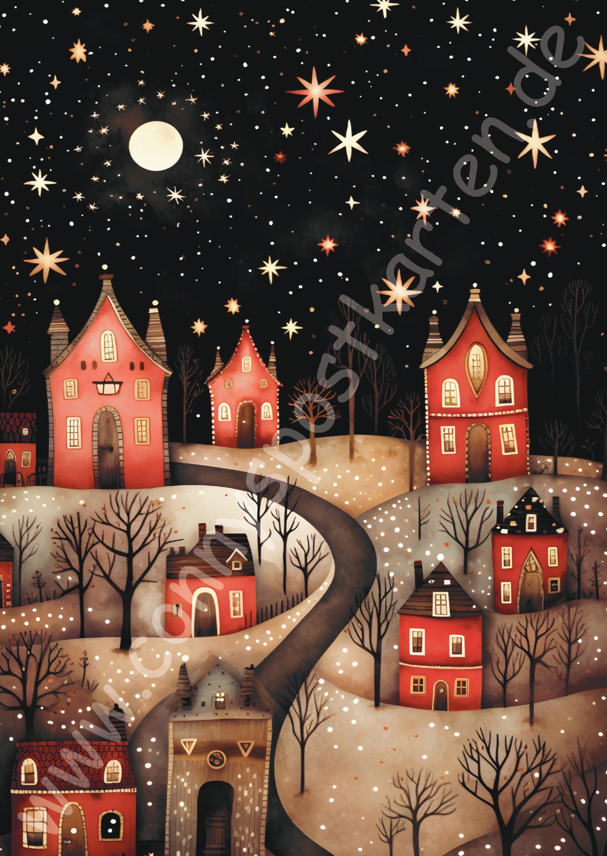 Weihnachten - rot - 6