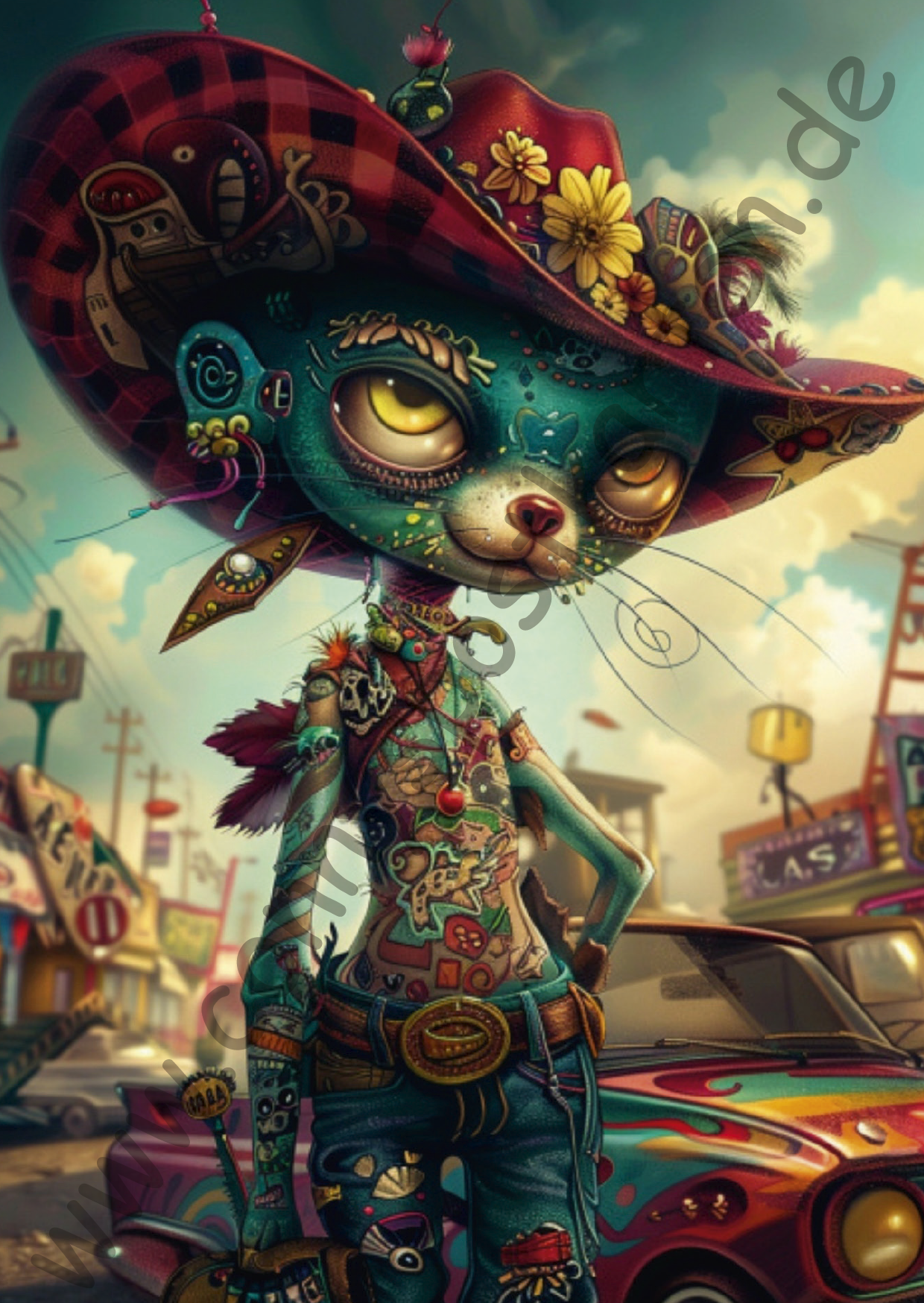 Fantasy - Skurrile Charaktere - Cowboyhut