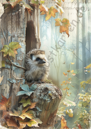 Frühling - Spring Scenery - Igel