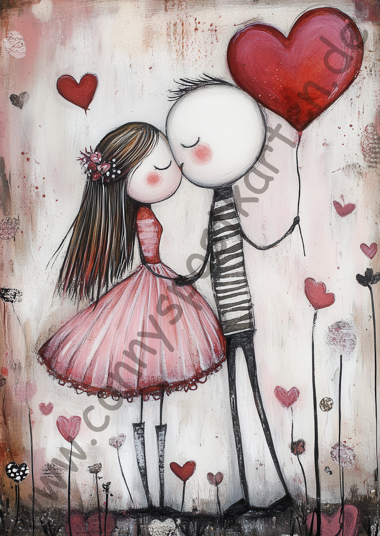 Valentinstag - Figuren - Paar