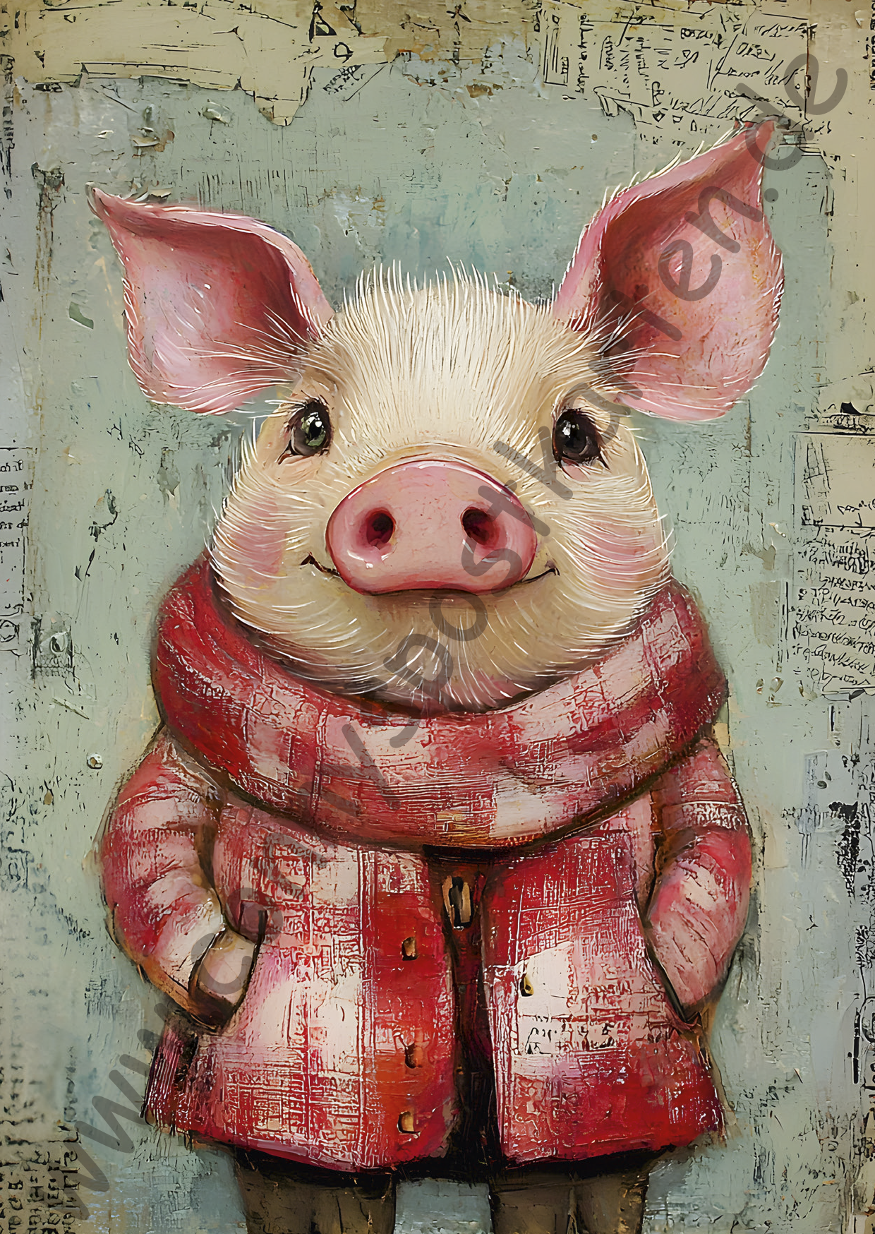Tiere - Portrait - Schwein