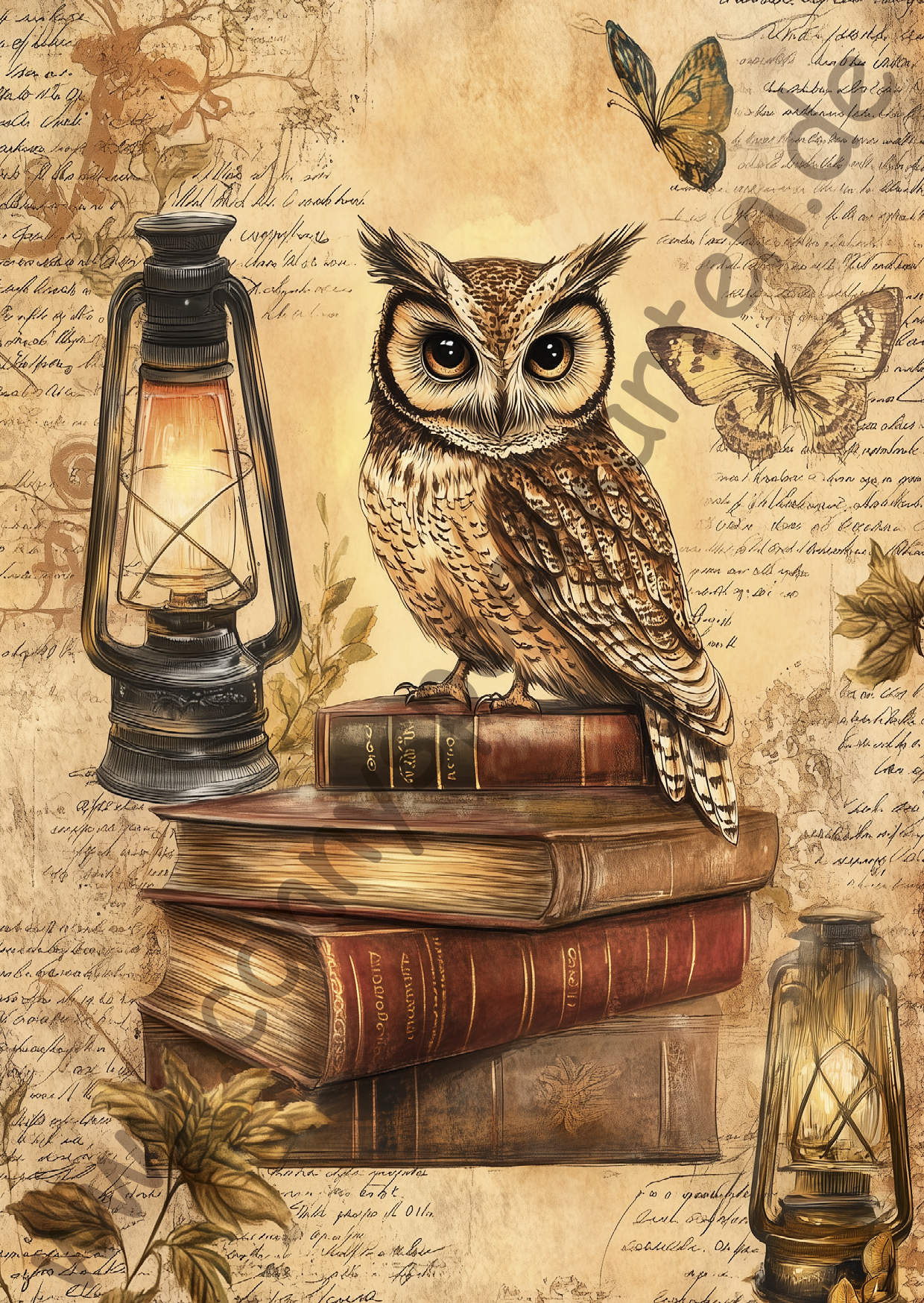 Tiere - Vintage Owls - 5
