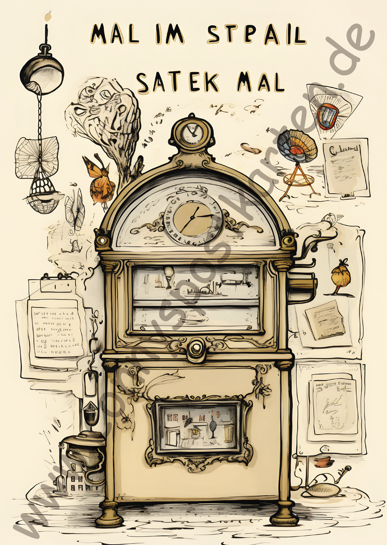 Verschiedenes - Steampunk - Briefkasten