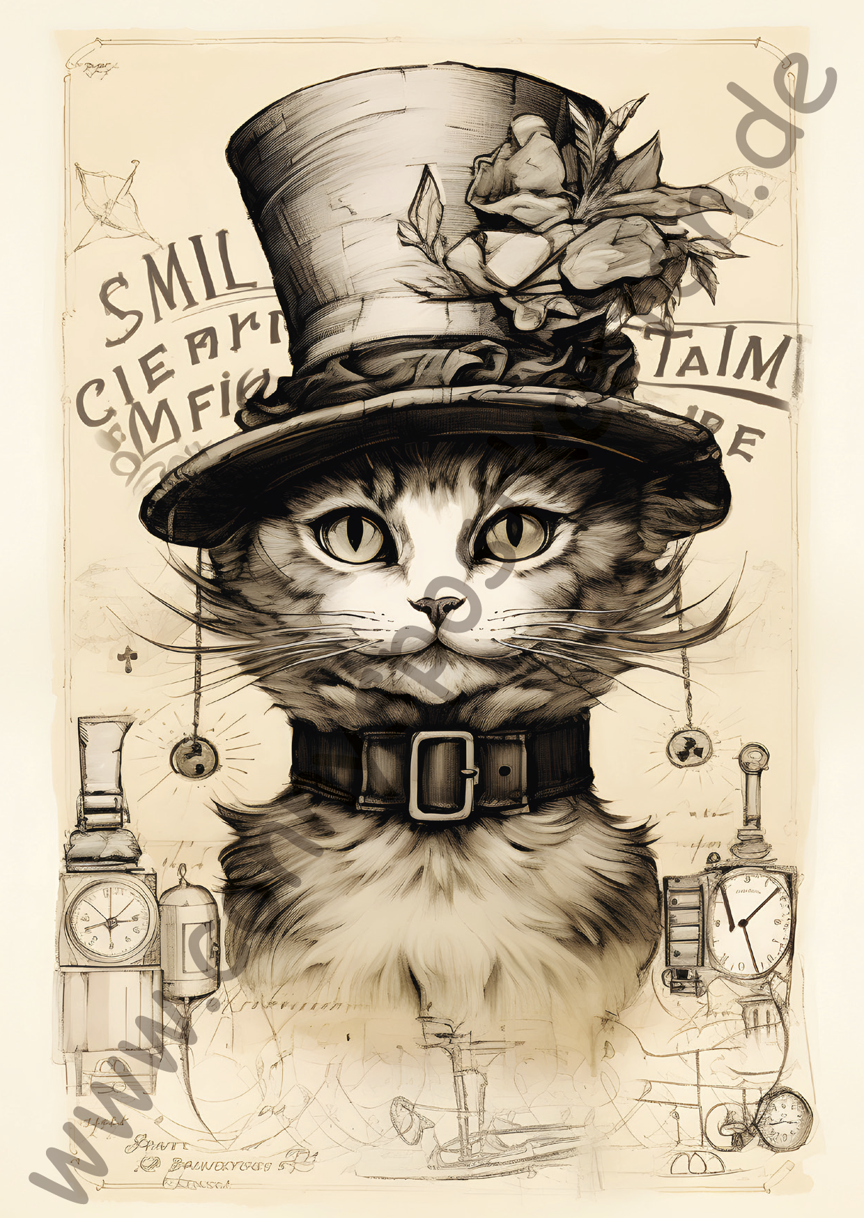 Verschiedenes - Steampunk - Katze