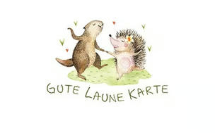 Edition Gollong - Gute Laune Karte (Otter & Igel)