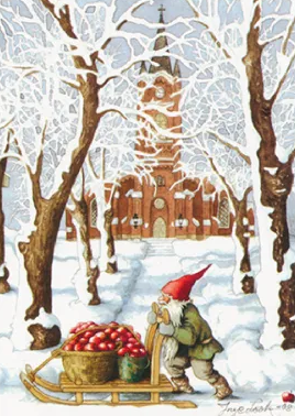 Inge Löök 210 - Zwerg mit Schlitten