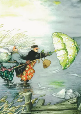 Inge Löök 24 - Frauen beim Schlittschuhlaufen