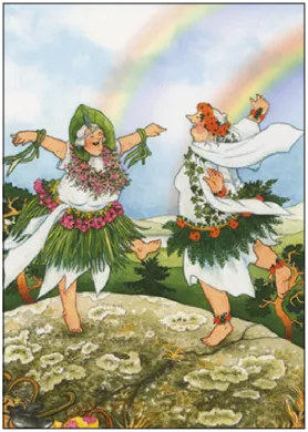 Inge Löök 81 - Frauen tanzen unter Regenbogen