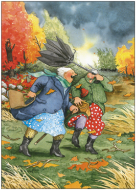 Inge Löök 87 - Frauen beim Herbstspaziergang