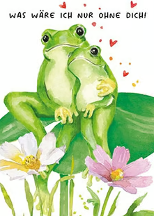 Edition Gollong - Was wäre ich nur ohne dich! (Frösche)