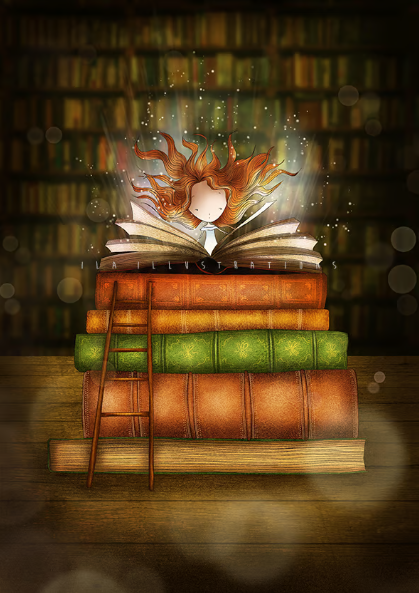 Ila Illustrations 022 - Magic book