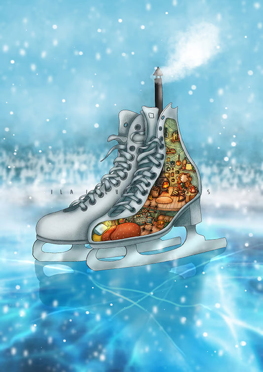 Ila Illustrations 030 - Winter lake