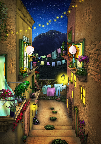 Ila Illustrations 036 - Balconies