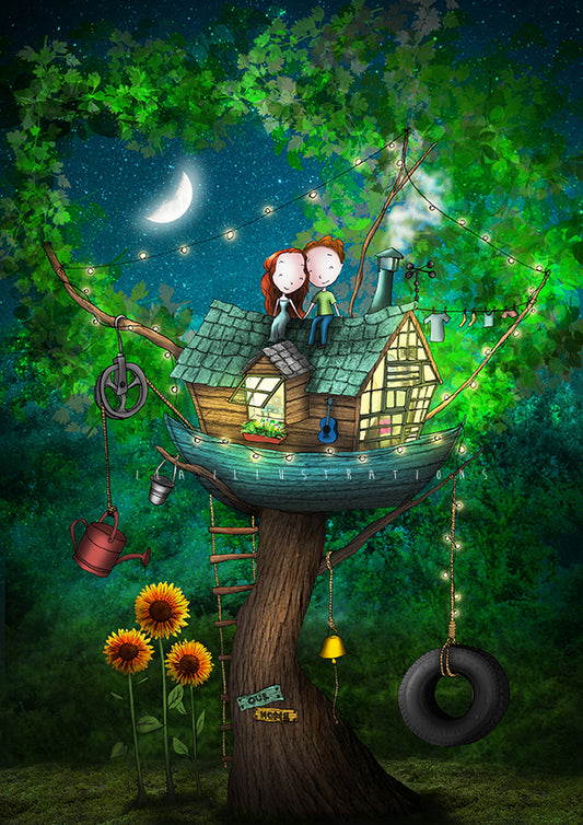 Ila Illustrations 044 - Our home