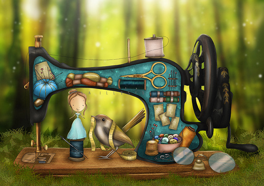 Ila Illustrations 045 - Taylor bird