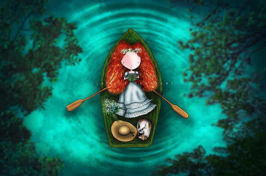 Ila Illustrations 054 - Boat readings