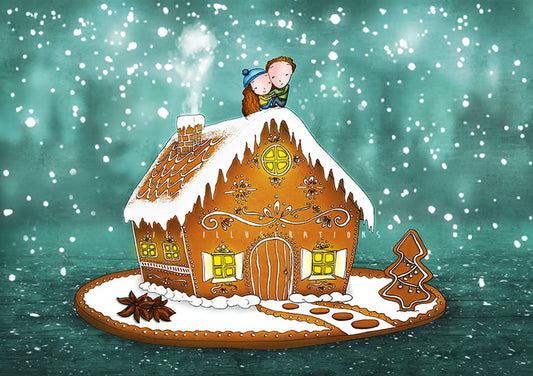 Ila Illustrations 088 - Gingerbread house