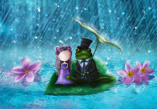 Ila Illustrations 090 - In the rain