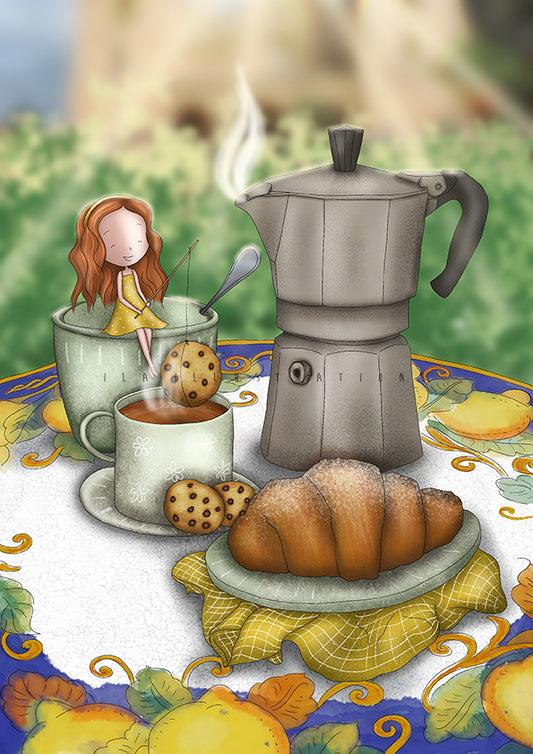 Ila Illustrations 095 - Italian breakfast
