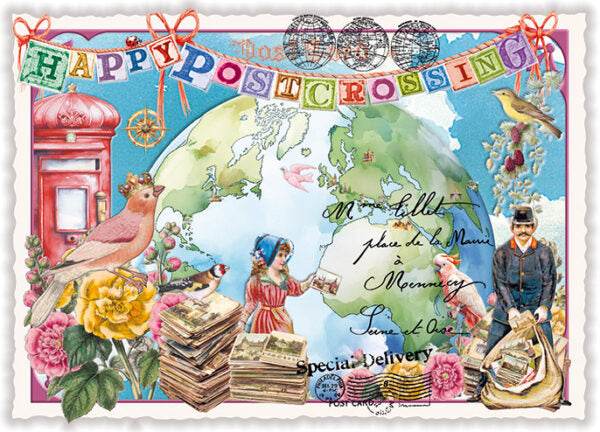 PK 1364 - Happy Postcrossing