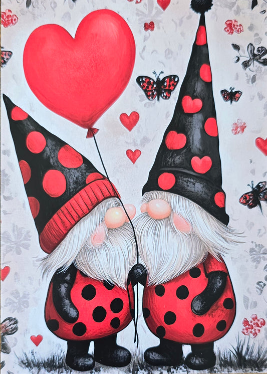 Vintage Valentines Card -Set