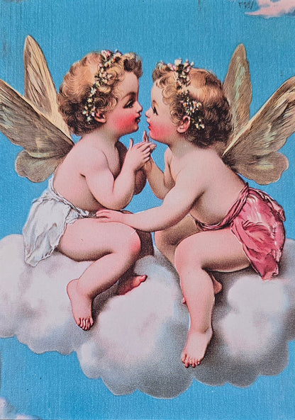 Vintage Valentines Card -Set