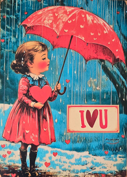 Vintage Valentines Card 2
