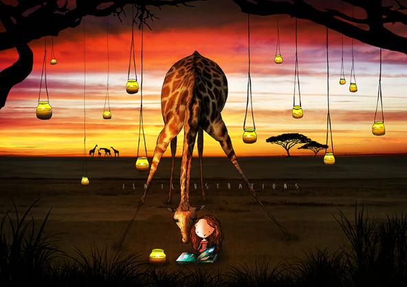 Ila Illustrations 114 - Giraffes