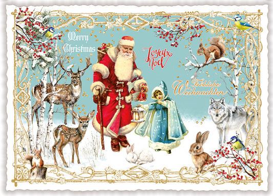 PK 1352 - Merry Christmas - Fröhliche Weihnachten - Joyeux Noel