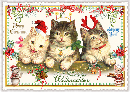 PK 1354 - Merry Christmas - Fröhliche Weihnachten - Joyeux Noel