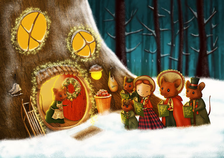 Ila Illustrations 147 - Christmas carols