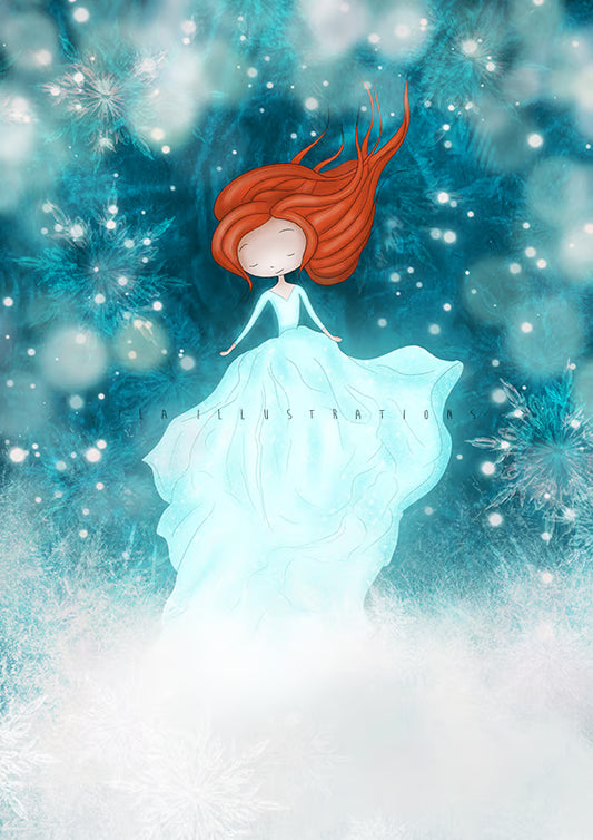 Ila Illustrations 174 - Snow dance